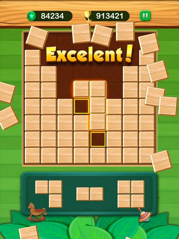Block Puzzle Wood Origin iPad  스크린샷