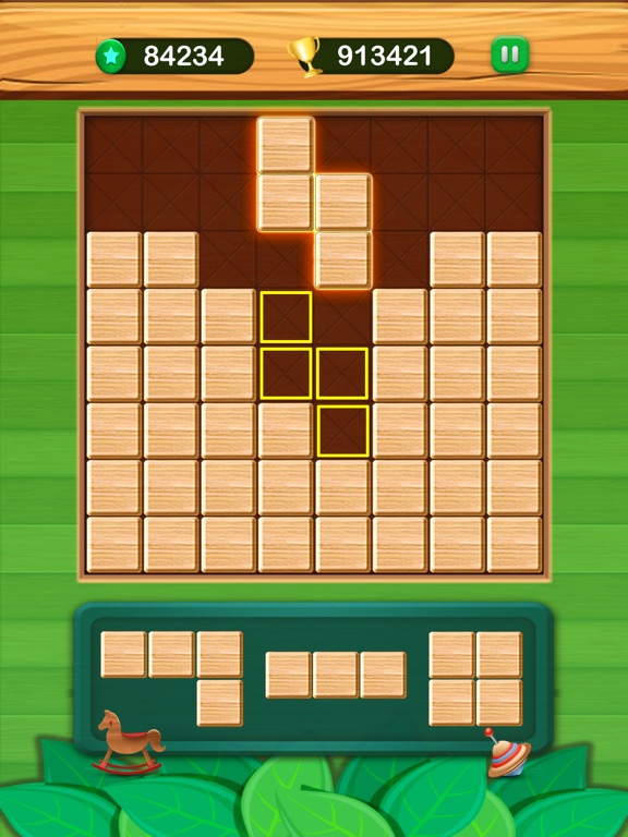 Block Puzzle Wood Origin iPad  Screenshots