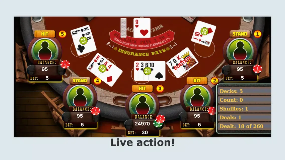 صور Blackjack Counting Strategy Trainer