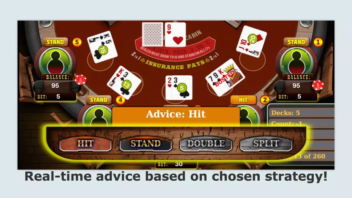 صور Blackjack Counting Strategy Trainer