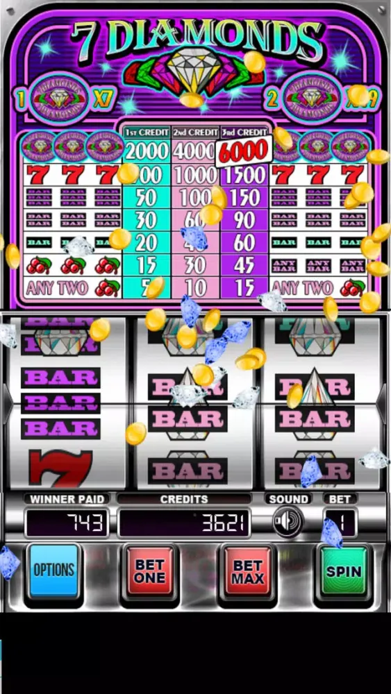 Seven Diamonds Deluxe Slots स्क्रीनशॉट
