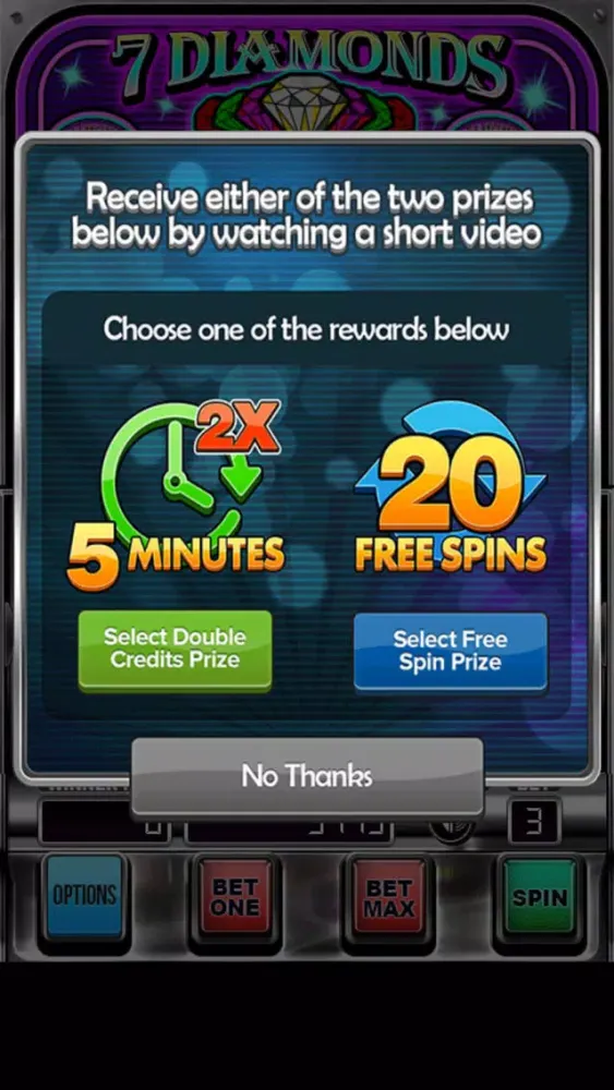 Seven Diamonds Deluxe Slots स्क्रीनशॉट