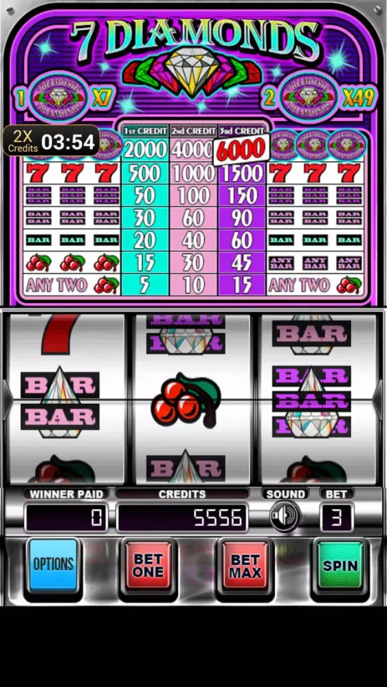 Seven Diamonds Deluxe Slots स्क्रीनशॉट