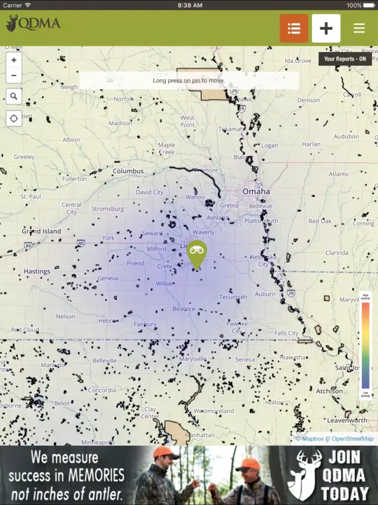 Capturas de pantalla de QDMA Deer Tracker - Deer Hunting iPad 