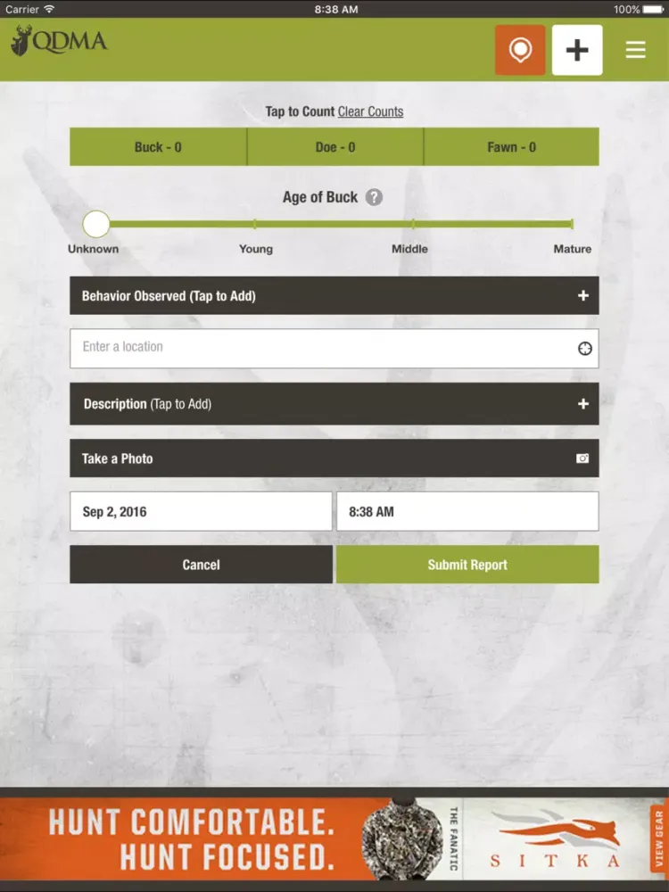 Capturas de pantalla de QDMA Deer Tracker - Deer Hunting iPad 