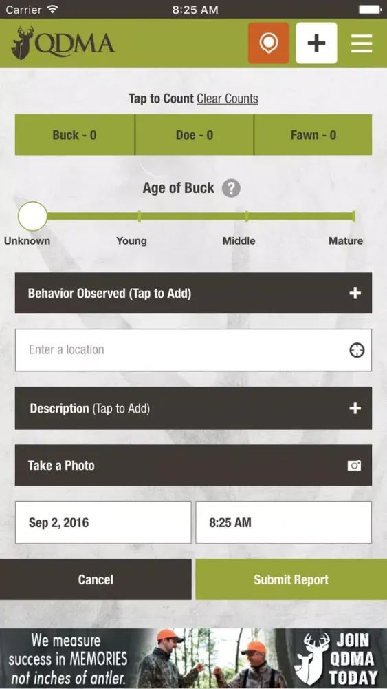 Capturas de pantalla de QDMA Deer Tracker - Deer Hunting