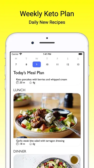 Keto Diet Meal Plans应用截图