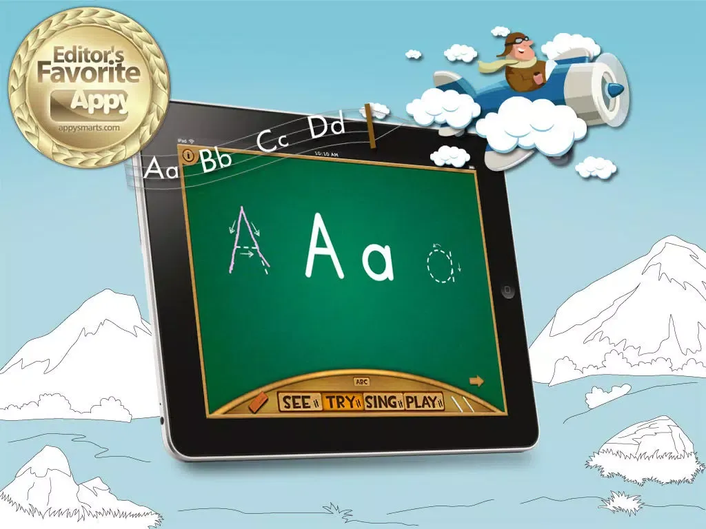 Tangkapan layar ABC's are Fun iPad 