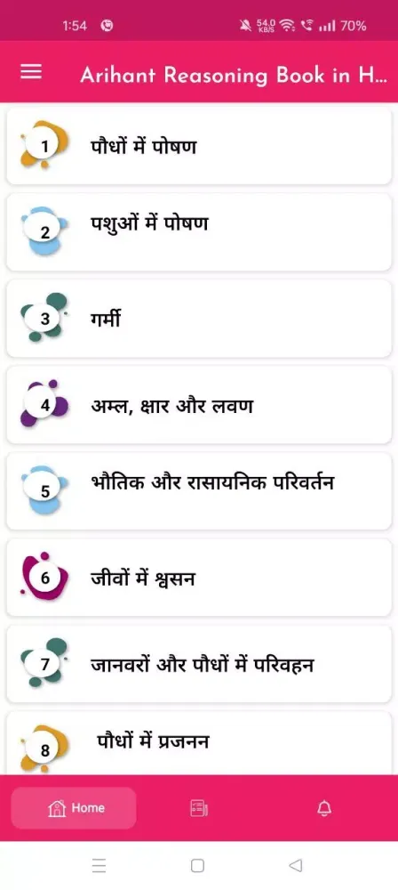 Capturas de tela do Class 7 Science Book in Hindi