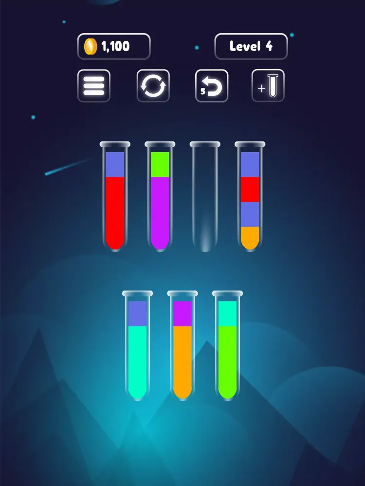 Tangkapan layar Water Sort : Color Sort Game