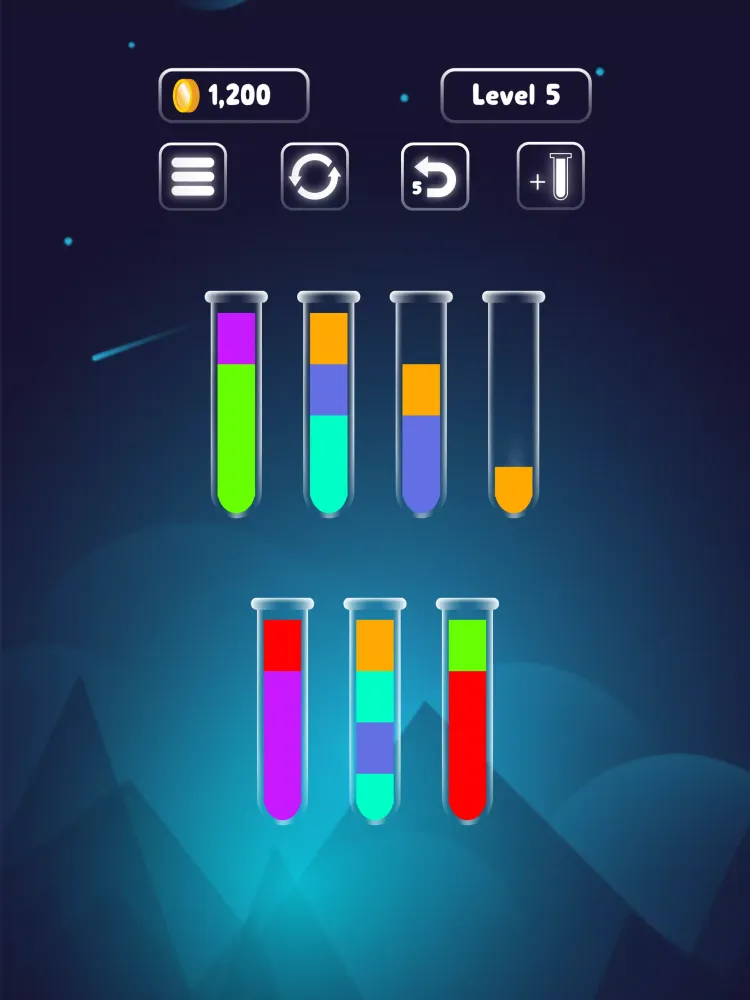 Tangkapan layar Water Sort : Color Sort Game