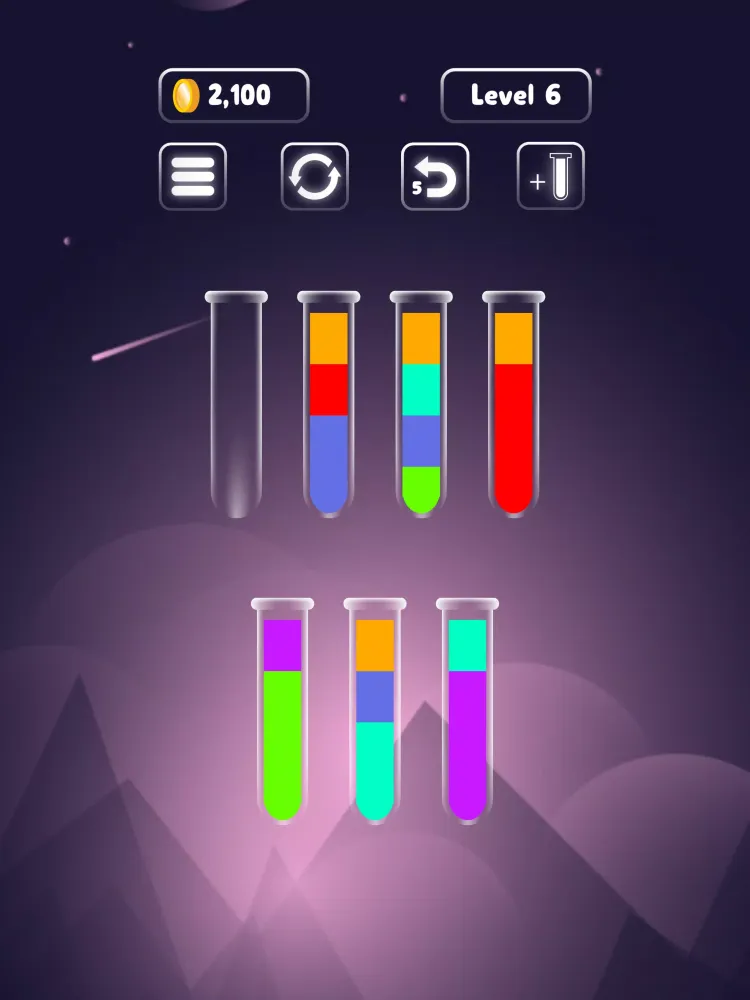Tangkapan layar Water Sort : Color Sort Game