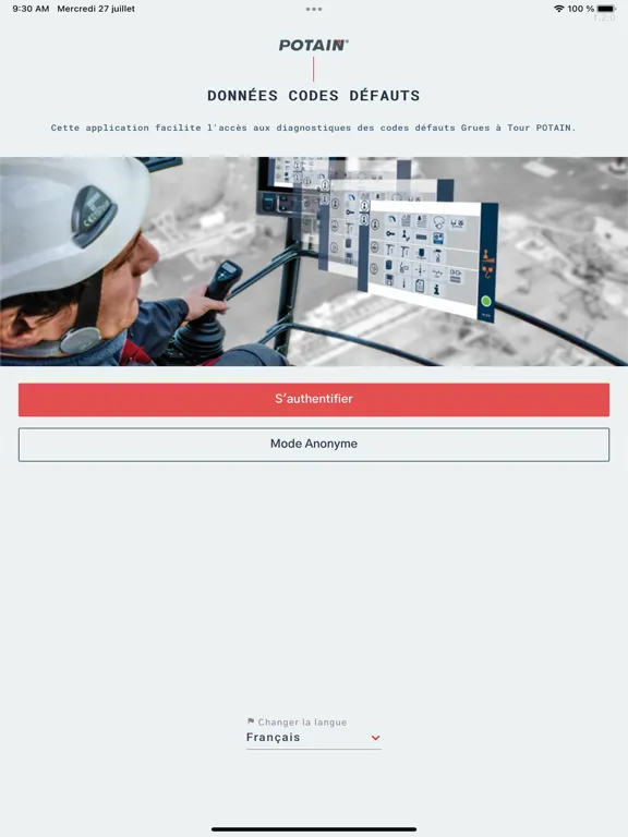 تصاویر Potain Fault Codes iPad 