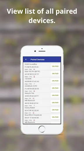 Bluetooth Finder Scanner Pair Screenshots