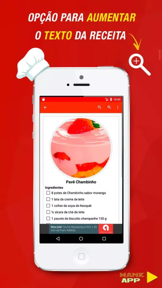 Скриншоты Receitas de Pavês e Mousses