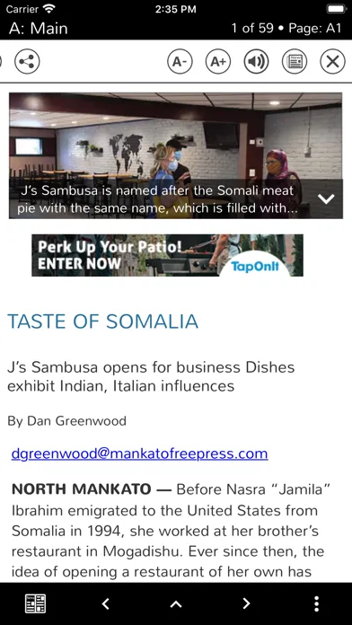 Mankato Free Press Screenshots