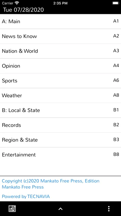 Mankato Free Press Screenshots