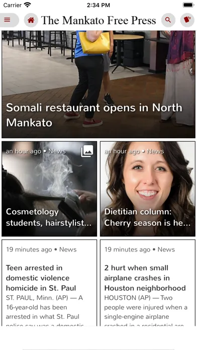 Mankato Free Press Screenshots