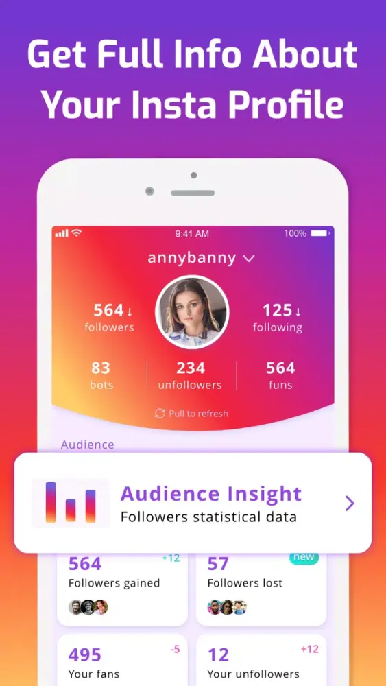 Ảnh chụp màn hình của iMetric Analyzer for Instagram