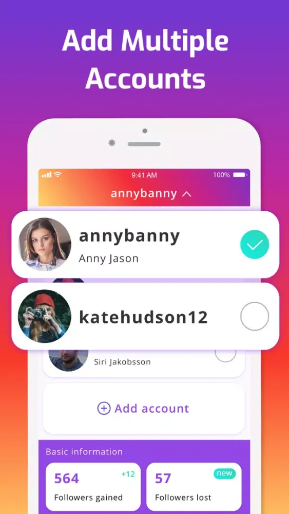 Ảnh chụp màn hình của iMetric Analyzer for Instagram