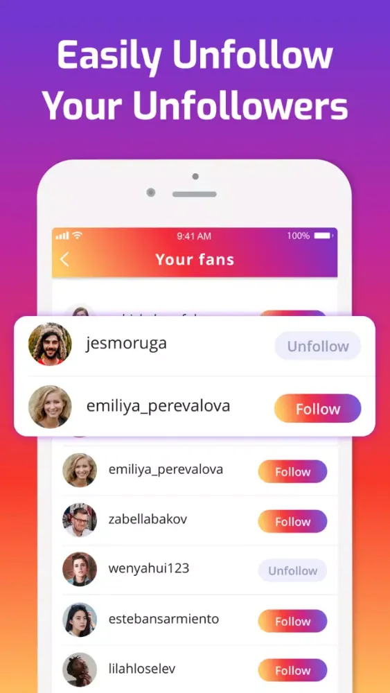 Ảnh chụp màn hình của iMetric Analyzer for Instagram