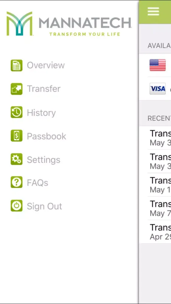 Capturas de pantalla de Mannatech Pay