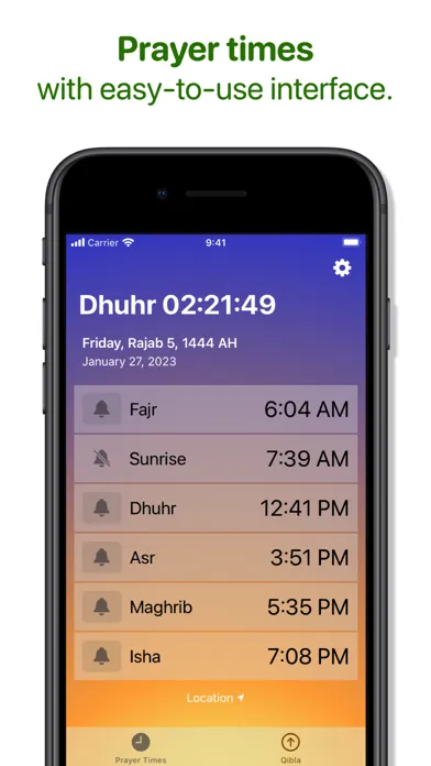 Islamic Prayer Times & Qibla应用截图