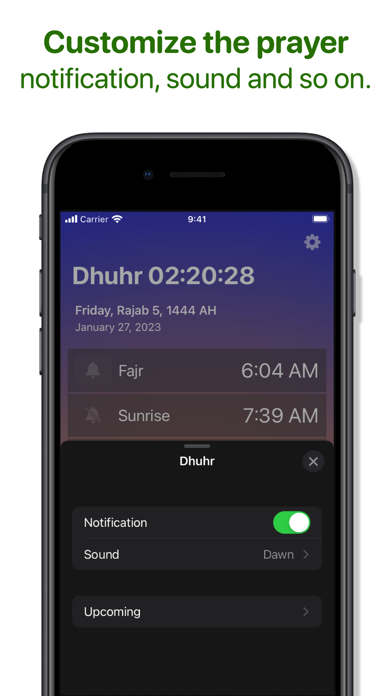 Tangkapan skrin Islamic Prayer Times & Qibla