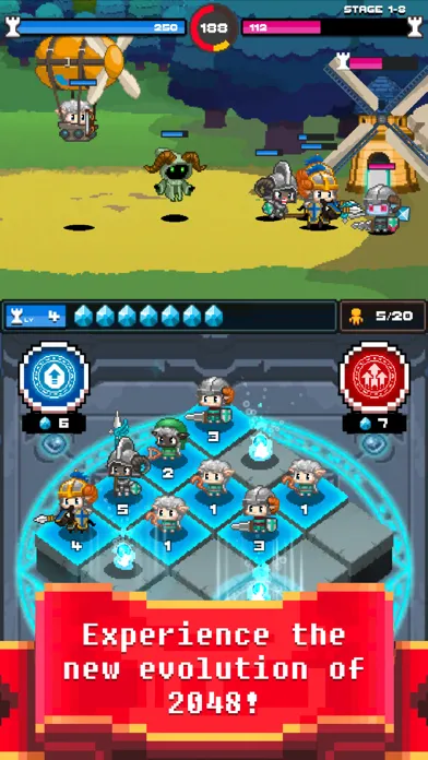 Captures d'écran de Heroes Battle 2048