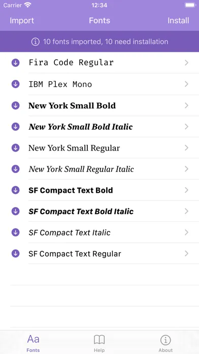Fontcase - Manage Your Type Screenshots