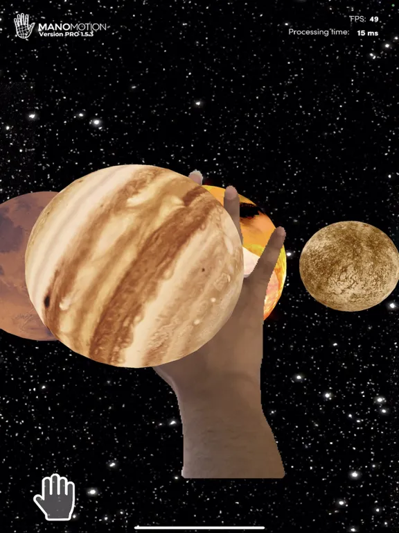 ManoMotion Hand Occlusion iPad  Screenshots