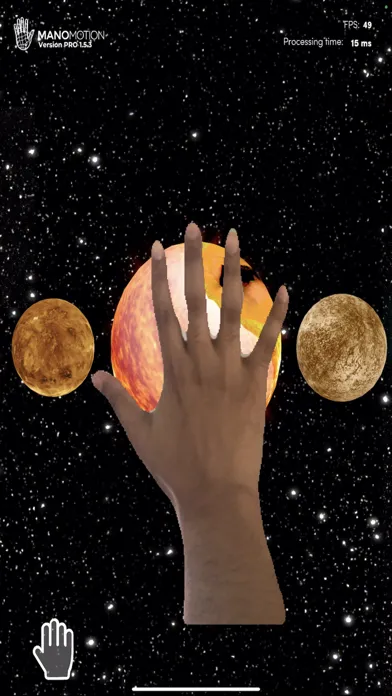 ManoMotion Hand Occlusion Screenshots