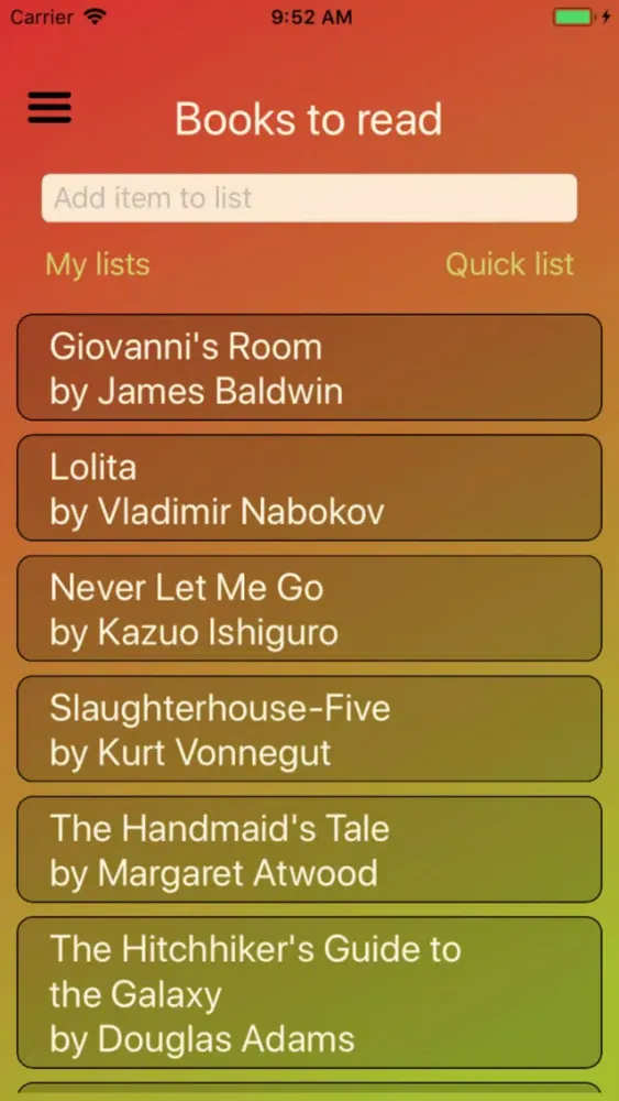 S T List應用截圖