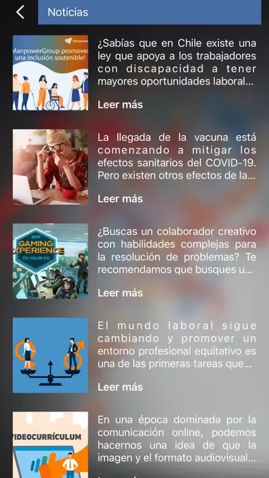 Talentos ManpowerGroup Chile スクリーンショット