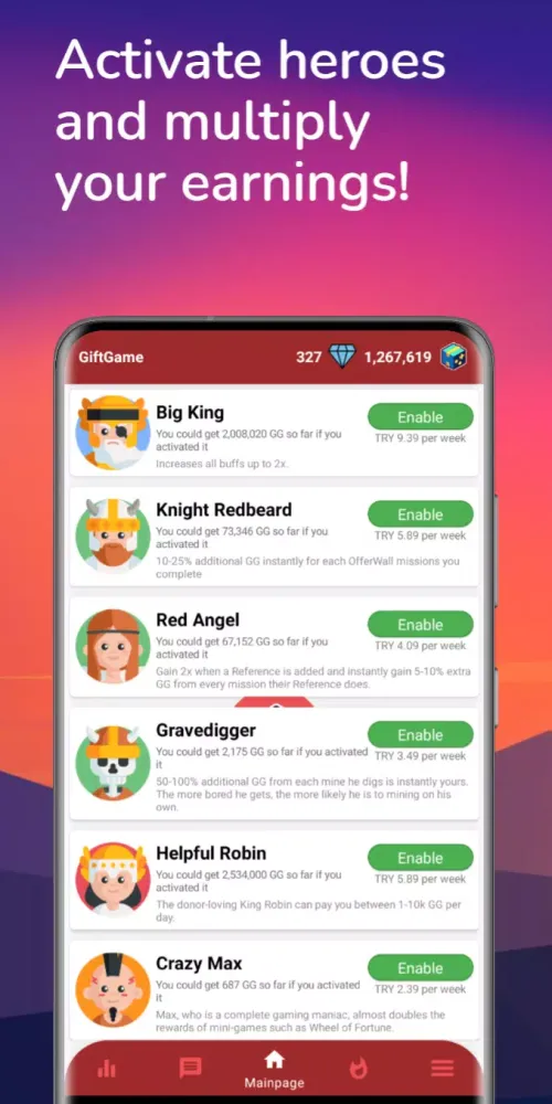 Gift Game Screenshots