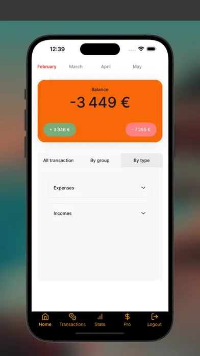 Ảnh chụp màn hình của Avocado Expense Tracker