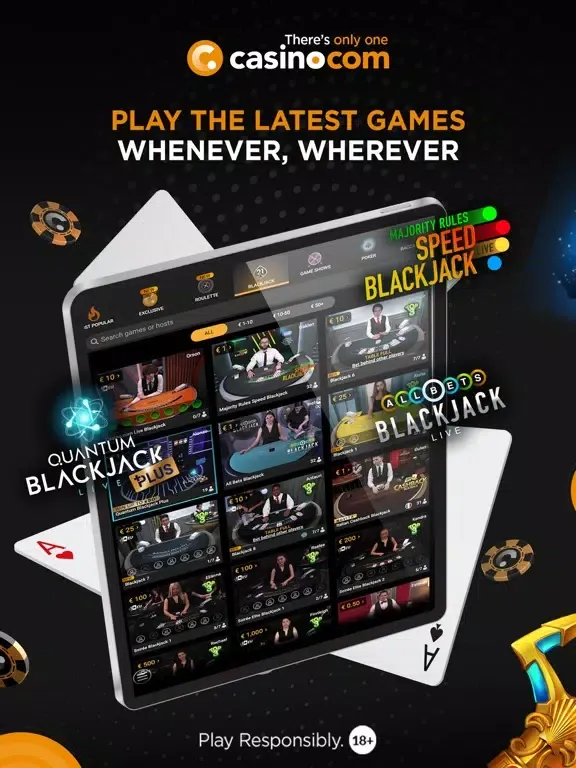 Casino.com: Real Online Casino iPad  Screenshots