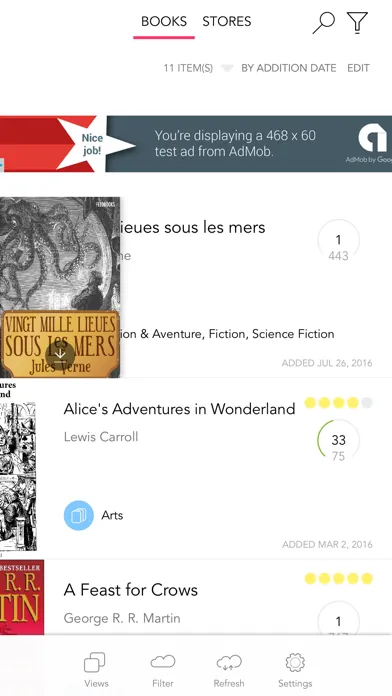 Bookari Ebook Reader Screenshots