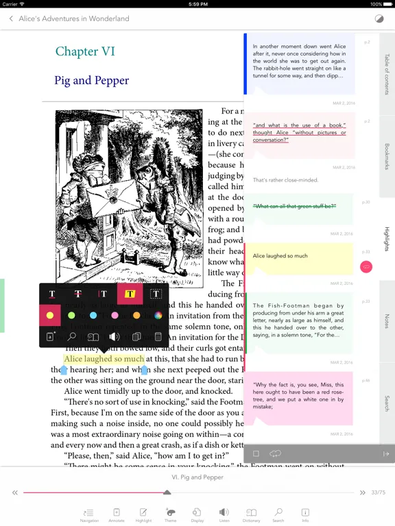 ภาพหน้าจอของ Bookari Ebook Reader Premium iPad 