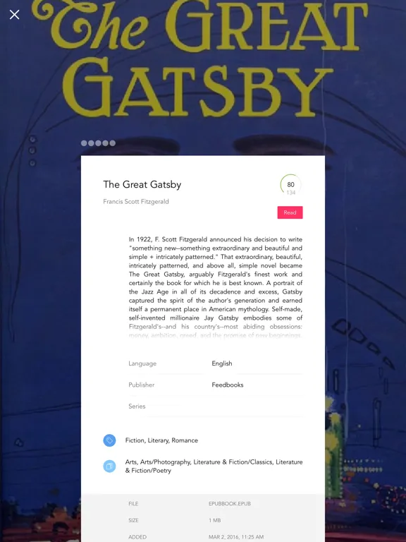 ภาพหน้าจอของ Bookari Ebook Reader Premium iPad 