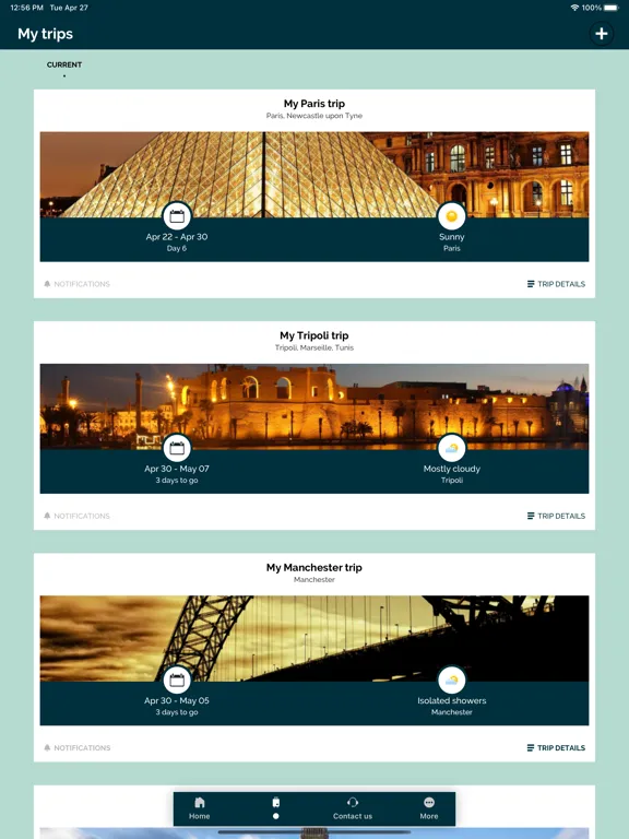 Amex GBT Lawyers Travel iPad  Screenshots