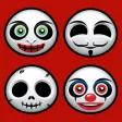 Zombie Emoji Horrible Troll Faces Spooky Emoticons Zombie Emoji Horrible Troll Faces Spooky Emoticons