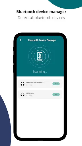 Tangkapan layar Bluetooth Device Manager