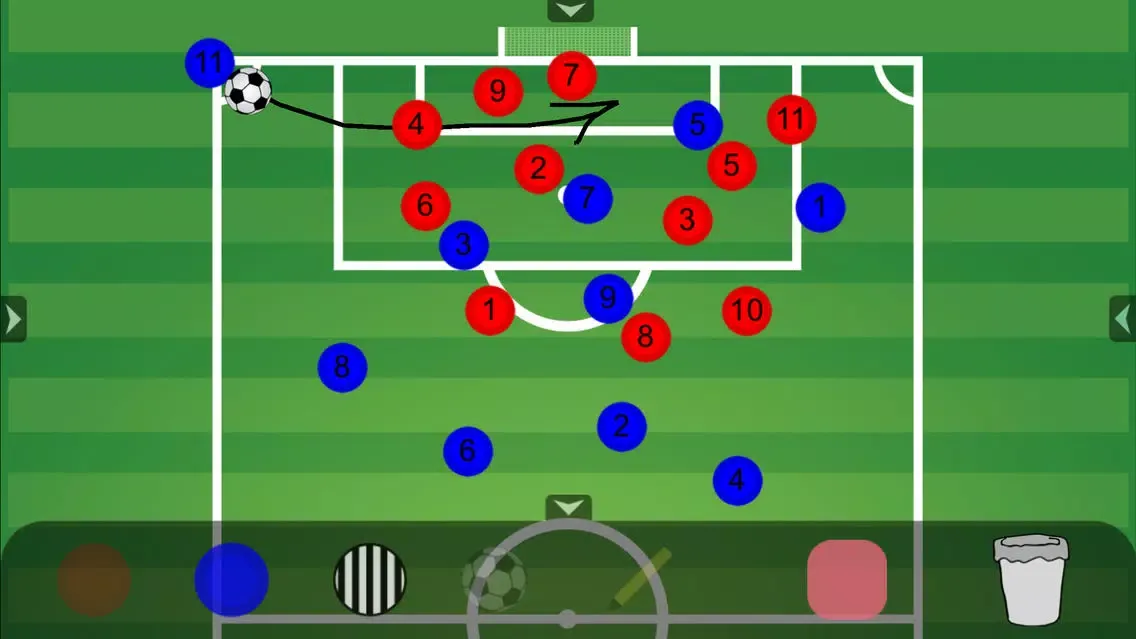 Tangkapan skrin Sport Tactics: Football