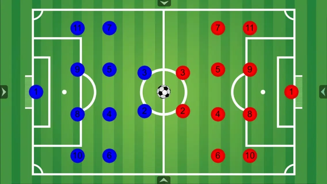 Tangkapan skrin Sport Tactics: Football