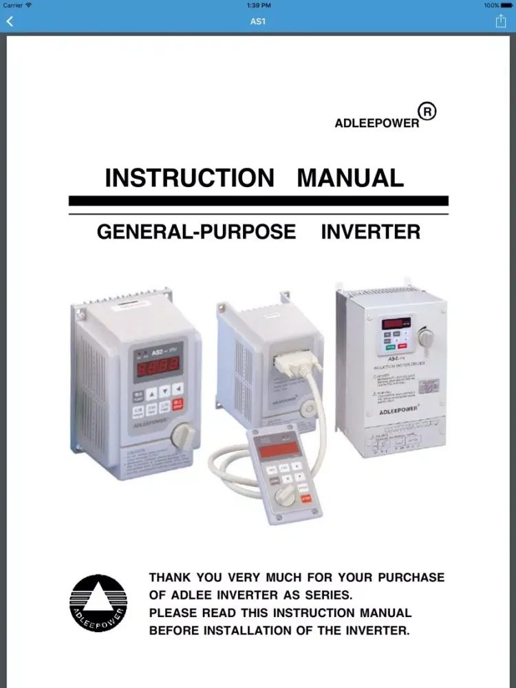 HVAC VFD by Manuals A to Z iPad  スクリーンショット