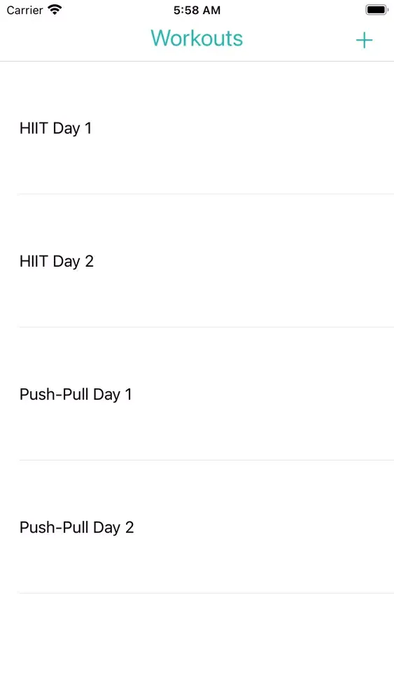 Workout Logger for Watch Screenshots