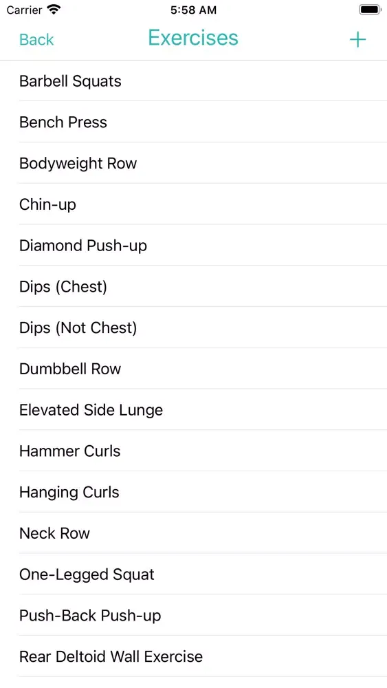 Workout Logger for Watch Screenshots