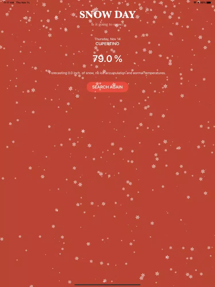 Captures d'écran de Snow Day for School closed iPad 
