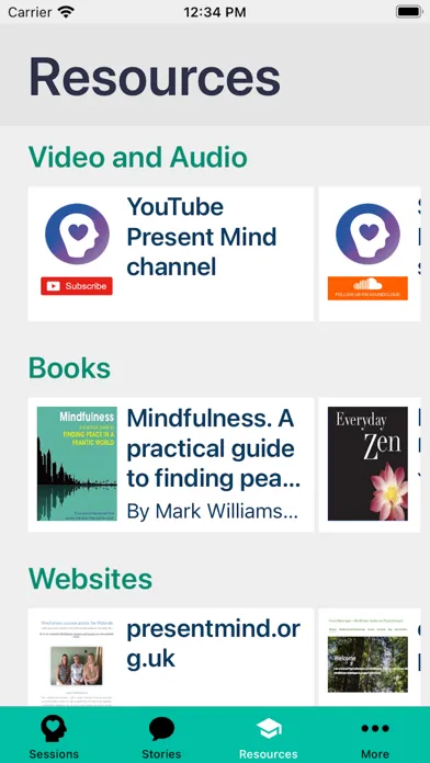 Capturas de tela do Present Mind - Mindfulness